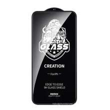 REMAX Creation series anti-static 0.3MM anti-fingerprint fiber resin tempered glass GL-59 for iPhone 12